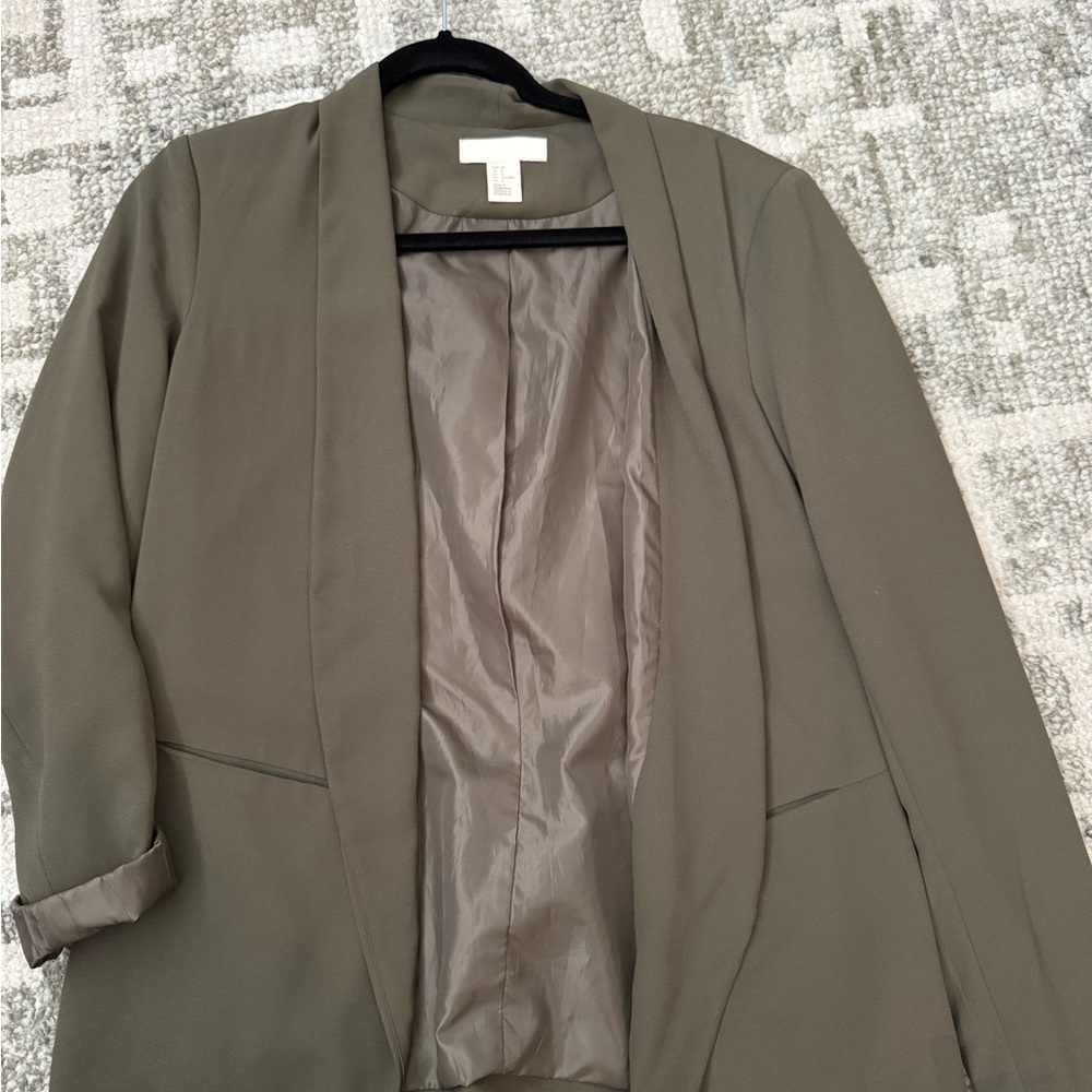 H&M Olive Green Women's Blazer